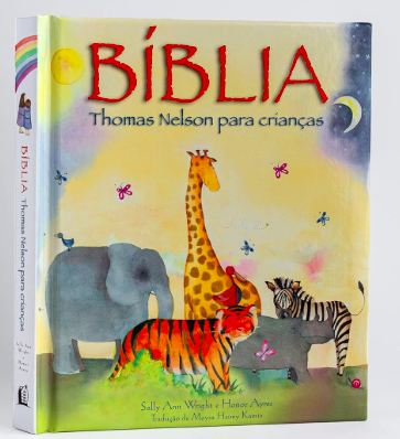 presente para batizado Bíblia Thomas Nelson para crianças - versão gift